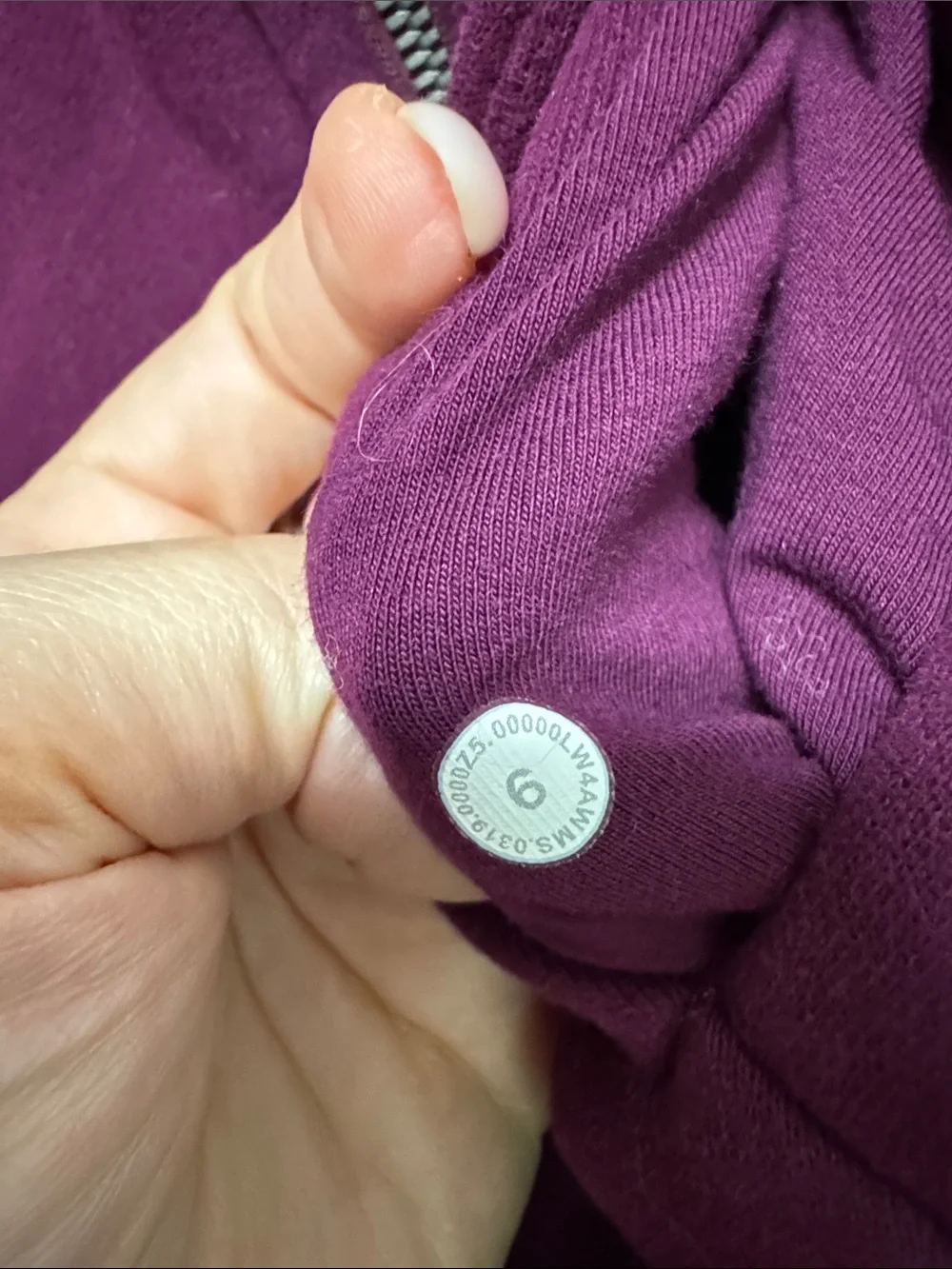 lululemon athletica Full-Zip Fleece Jacket in Plum
